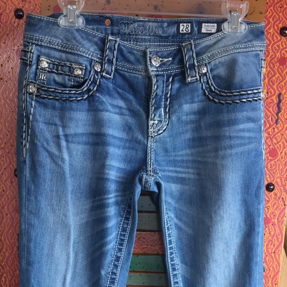 Miss Me Signature Skinny Jeans, SZ 28